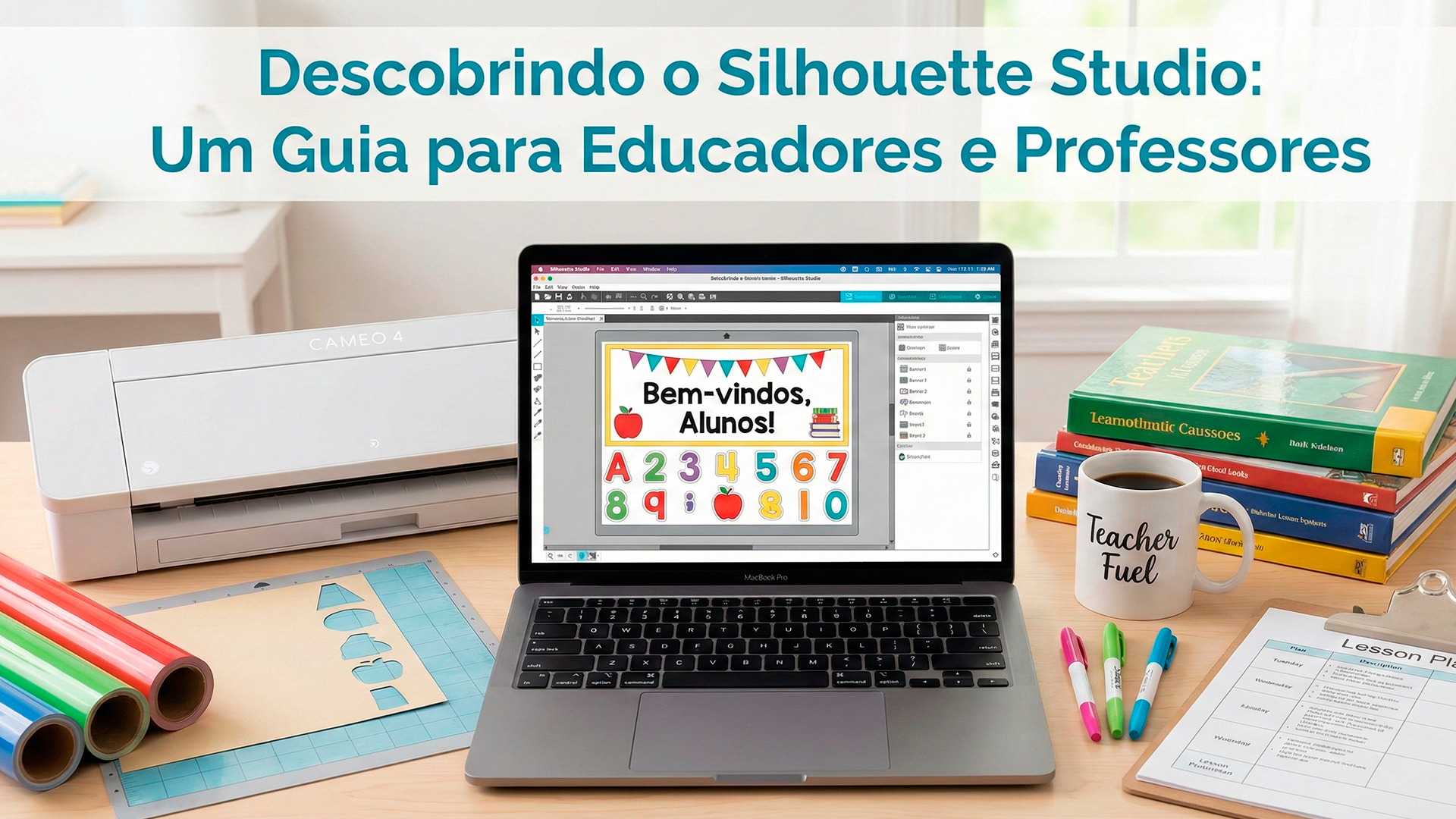 Descobrindo o Silhouette Studio: Um Guia para Educadores e Professores
