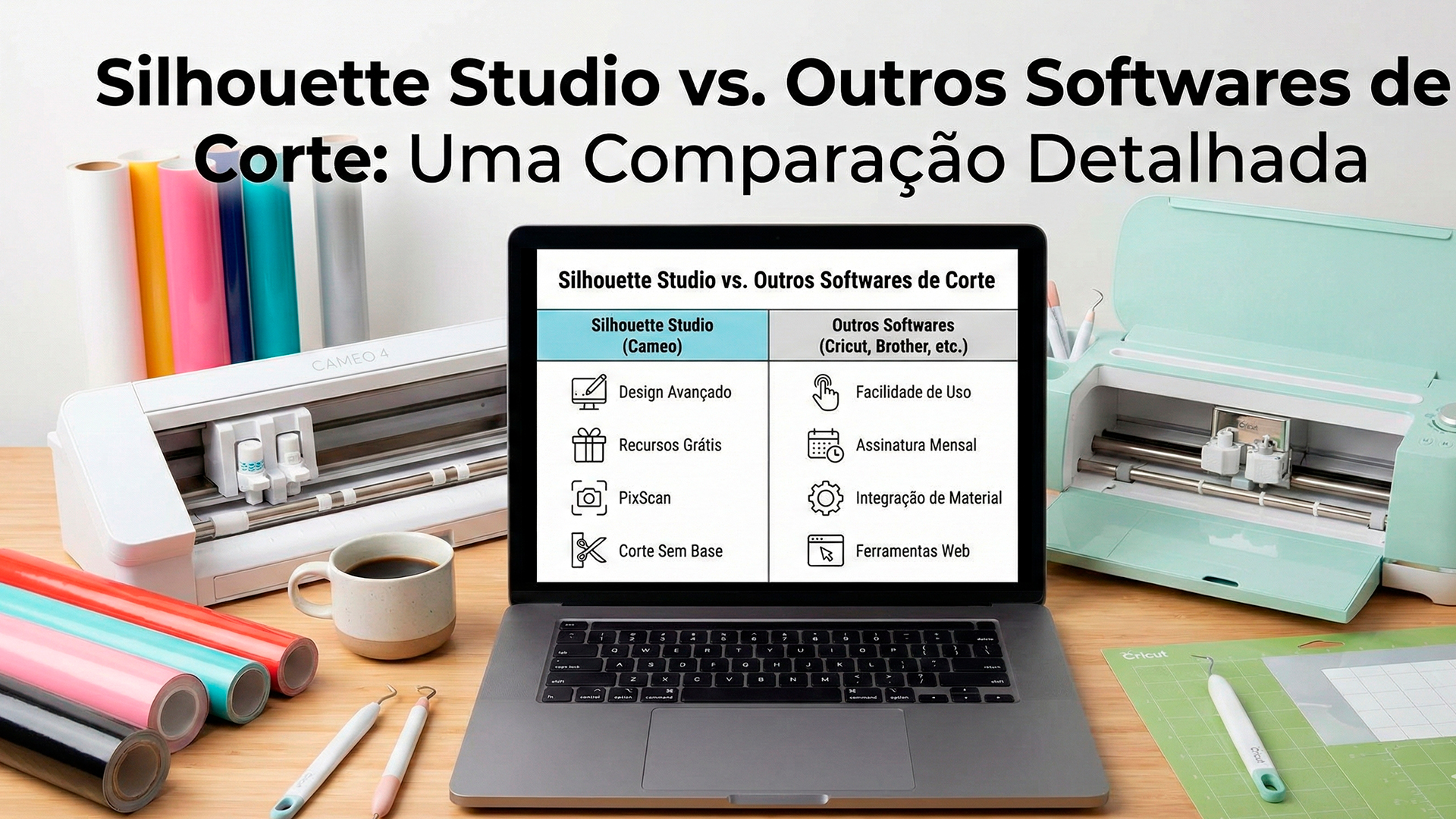 Silhouette Studio vs. Outros Softwares de Corte: Uma Comparação Detalhada