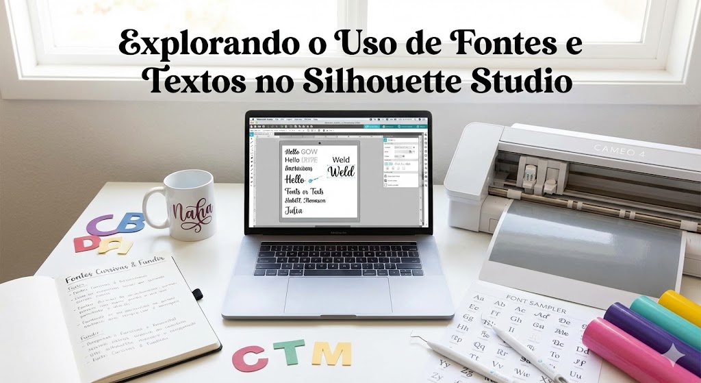 Dominando a Tipografia no Silhouette Studio: O Guia Completo para Criar Textos Incríveis (e que Cortam Perfeitamente!)