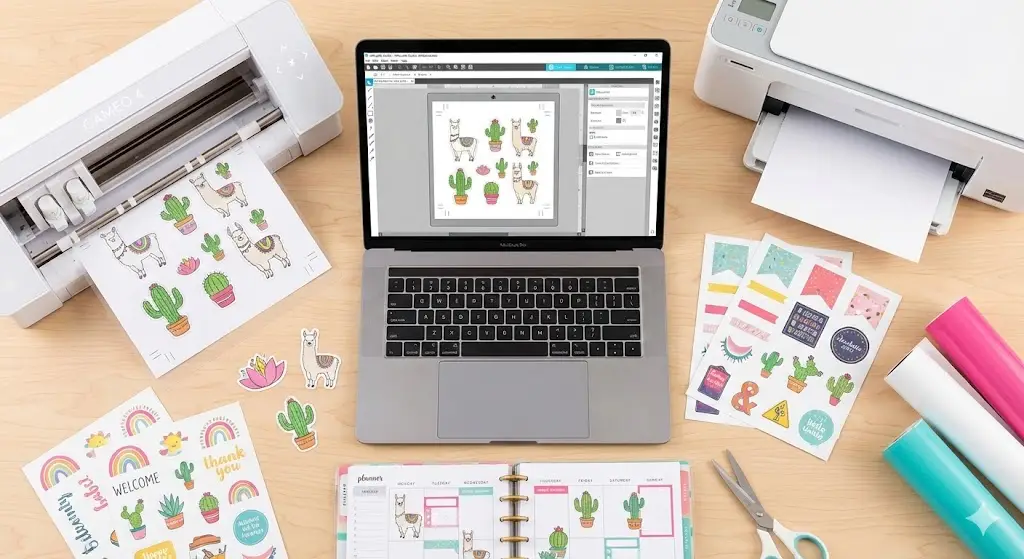 Do Design ao Corte: O Guia Definitivo para Criar Stickers Personalizados Incríveis no Silhouette Studio