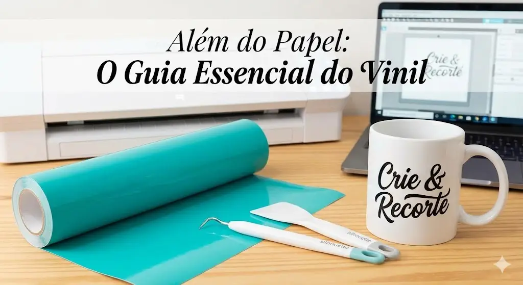 Além do Papel: O Guia Essencial para Dominar o Vinil Adesivo na Silhouette (Sem Medo e Sem Desperdício!)